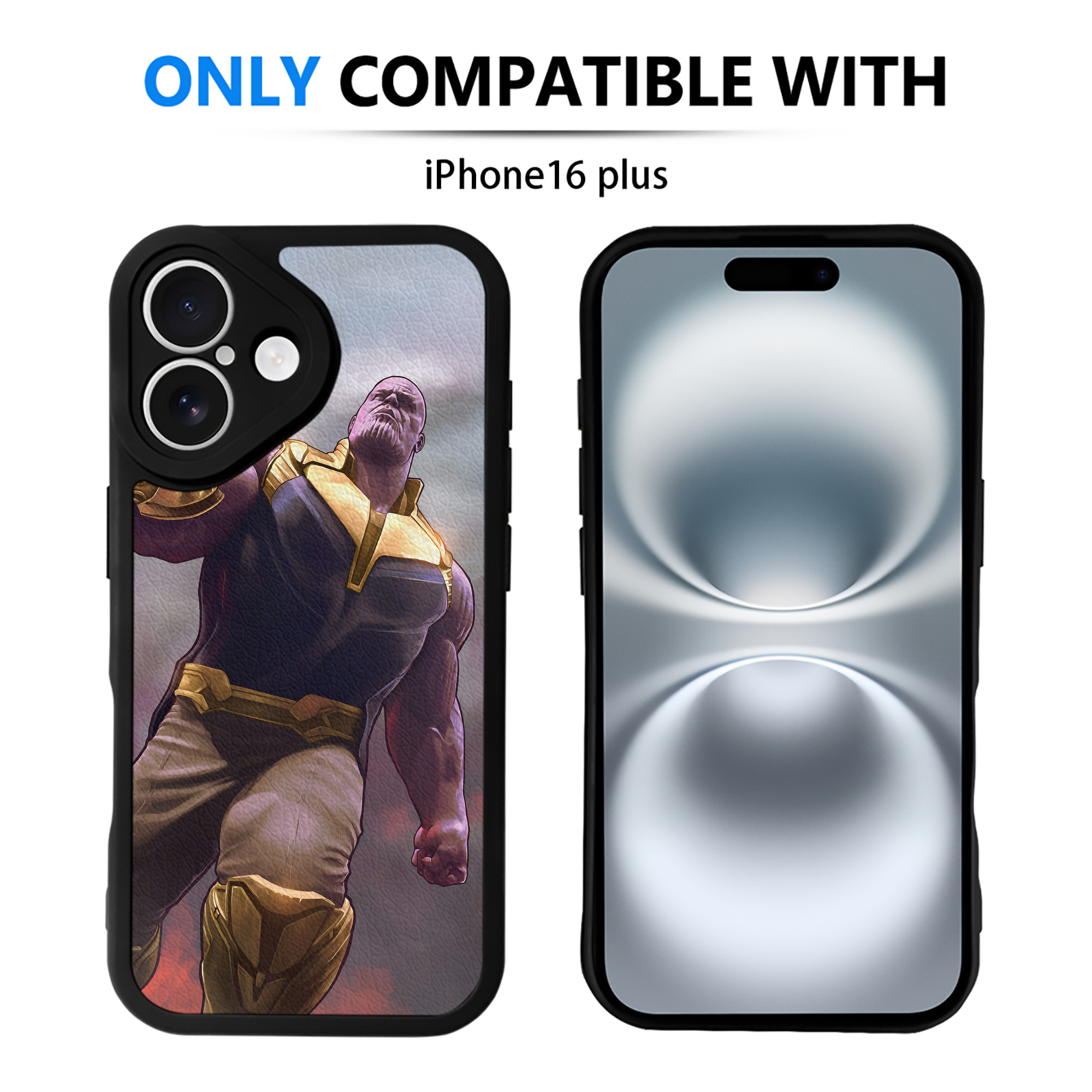 （画像用） アベンジャーズ The Avengers 【iPhone 16シリーズ対応】シリコンスマホケース（レザー調） 材質：シリコン